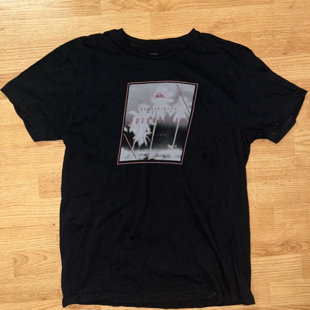 Quiksilver Black Palm Graphic Tee